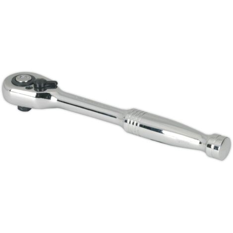 Sealey Siegen Pear-Head Ratchet Wrench with Flip Reverse 1/4""Sq Drive S0704