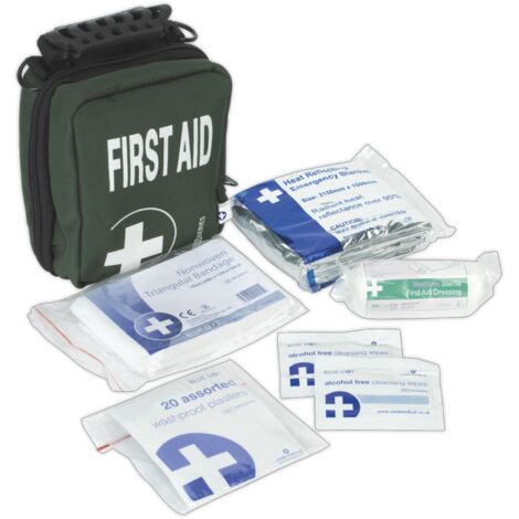 Sealey Medium First Aid Kit for Cars, Taxis & Small Vans - BS 8599-2 Compliant SFA02