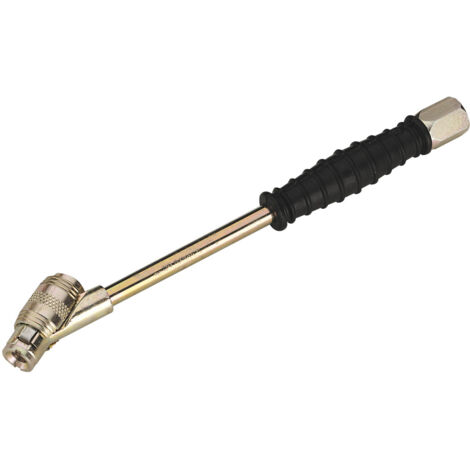 Sealey Connector Twin Clip-On Type for Tyre Inflators 1/4""BSP Fitting SA37/C/CLIP