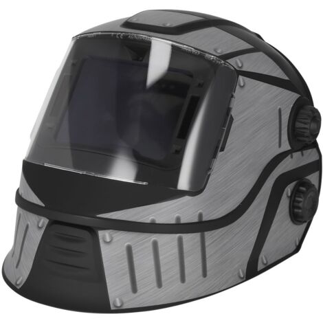 Sealey PWH603 Auto Darkening Solar Powered Flip-Up Welding Helmet Shade 9-13