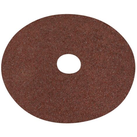 Sealey WSD524 Worksafe 125mm Fibre Backed Sanding Disc 24Grit - Pack of 25 (1/2)