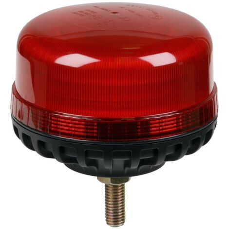 Sealey Warning Beacon with 12mm Bolt Fixing 36W SMD LED 12/24V - Red WB951LEDR