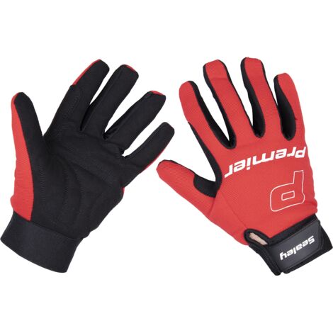 Sealey MG796XL Premier Mechanic's Gloves Padded Palm - Extra-Large Pair