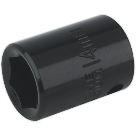 Sealey IS3814 Premier Impact Socket 3/8"Sq Drive 14mm