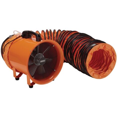 230V 12-Inch (300mm) Air Mover Ventilator with 350W Power - Draper Model 20046 (1/3)