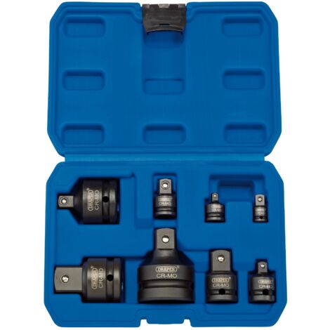 Draper Expert 8-Piece Impact Socket Adaptor Set Model 83271 for Versatile Power Tool Compatibility (1/5)