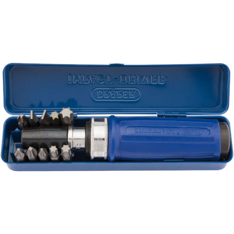 Draper Impact Screwdriver 12 Piece Cased Set TX-Star Pozidriv 22322 2800/10