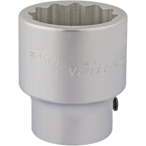 46mm Bi-Hexagon Square Drive Socket for 1-Inch Drive, Metric, Elora Brand (Model 67476) (1/5)