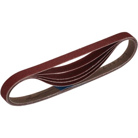 Draper 08690 Cloth Sanding Belt, 13 x 457mm, 120 Grit – Pack of 5 for Woodworking and Surface Finishing (1/2)