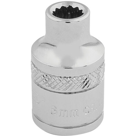Draper 6mm 12-Point 3/8-Inch Drive Metric Socket (Polished Chrome) – Model 32766 (1/5)