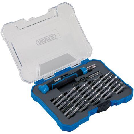 Draper 32-Piece Precision Screwdriver Set for Fine Electronics and Detailed Work (1/2)