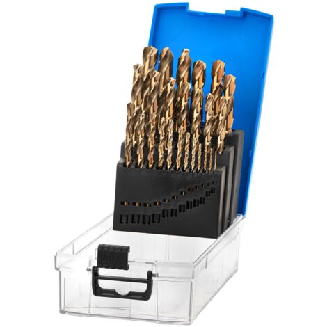 Draper Expert Cobalt Drill Bit Set (25 Pieces, HSSE M35) – Heavy-Duty High-Speed Steel Drilling Tool Kit (1/2)