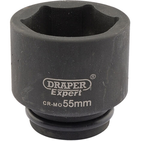 Draper Expert 05036 6-Point 55mm Impact Socket Wrench with Square Drive, 3/4 Inch (1/5)