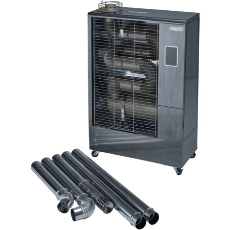 Draper INFRA-RED DSH 400 Inc. Flue Kit 230V Far Infrared Diesel Heater with 40,000 BTU (11.6kW) Heating Capacity