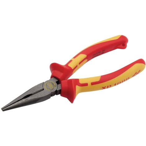 Draper XP1000 VDE Long Nose Pliers, 160mm, Tethered, Model 99067 (1/2)