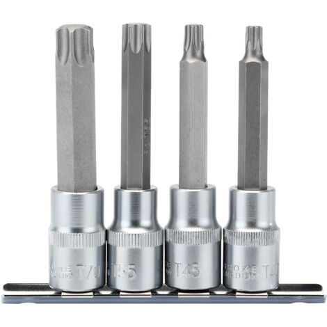 Draper TX-STAR 4-Piece 1/2" Square Drive Socket Bit Set (Model 16331) with TX-STAR® Technology (1/5)