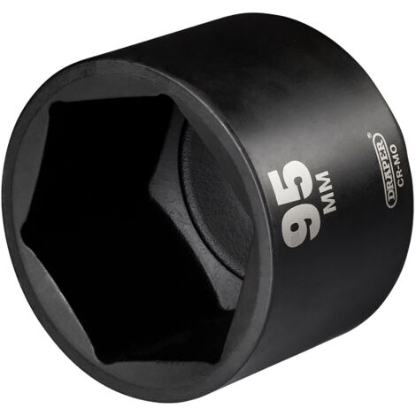 Draper HI-TORQ® 95mm (1 Inch Drive) Deep Impact Socket, 1 Square Drive, Heavy-Duty, High-Torque, 95mm Length (1/2)