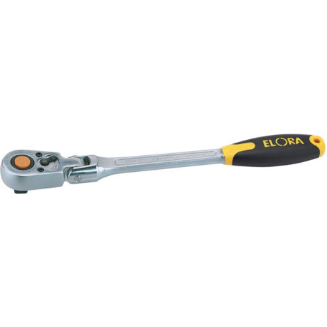 High-Performance 1/2" Drive Quick Release Ratchet with Soft Grip, Flexible Head, and Reversible Mechanism (1/5)