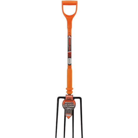 Draper Fully Insulated Solid Forged Contractor's Fork (Model IYD 75182) for Heavy-Duty Insulated Lifting and Handling (1/5)