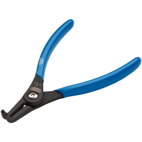 Draper 170mm External Circlip Pliers (A21 EXT CIRCLIP PLIER/90) with 90° Bent Tip for Easy Access and Precision in Circlip Installation and Removal (1/2)
