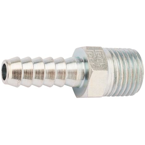 High-Quality 1/4" BSP Taper Hose Connector with 1/4" Bore and PCL Male Screw Tailpiece - Model 25798 (1/2)