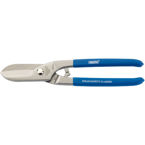 Draper 250mm Straight Tinman's Shears (Model 37152) - Heavy-Duty Tin Snips for Precise Metal Cutting (1/5)