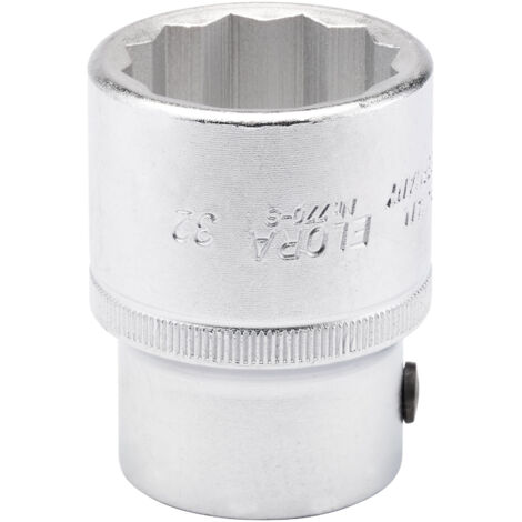 Draper 32mm Bi-Hexagon Socket for 3/4-Inch Drive - Metric 3/4" Square Drive Bi-Hexagon Socket (Model 00773)