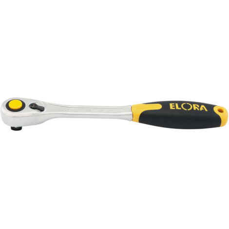Elora 25930 270mm 1/2" Square Drive Fine Tooth Quick Release Soft Grip Reversible Ratchet (1/5)