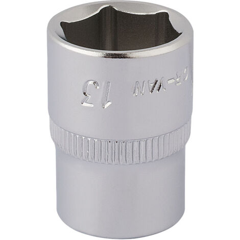 Draper 13mm Hex Socket for 1/4" Drive – Metric Elora Hexagon Socket (Model 11102) (1/5)