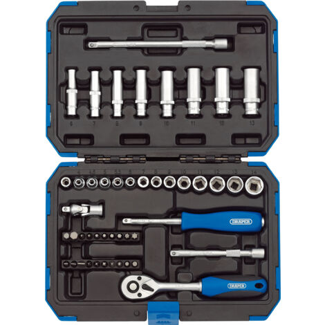 Draper 1/4" Sq. Dr. Metric Socket Set (47 Piece) (16355) (1/5)