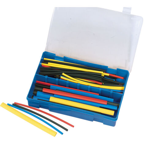 Draper 95-Piece Heat Shrink Tubing Assortment Kit (Model 72878) for Electrical Insulation and Repair