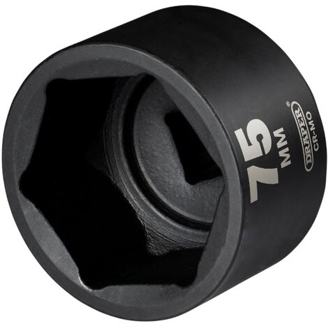 Draper HI-TORQ® 75mm (3-inch) Impact Socket, 1" Square Drive, Standard Length, 6-Point Design