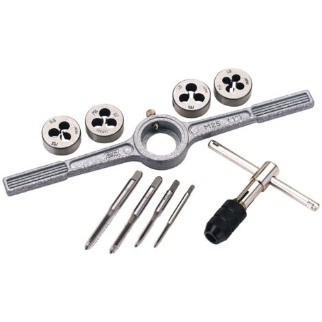 Draper 10-Piece Metric Tap and Die Set (3-6mm) - Model 79201 (1/5)
