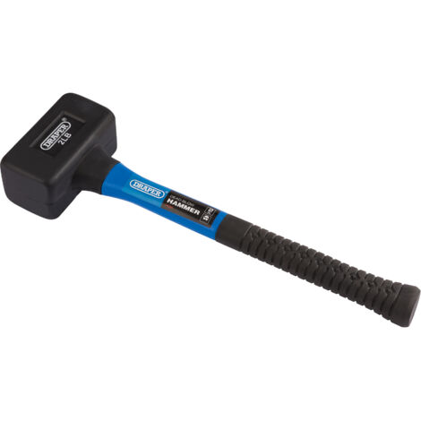 Draper 74320 Rubber Dead Blow Hammer with Fibreglass Shaft – 900g (32oz) for Precision Impacting and Reduced Rebound