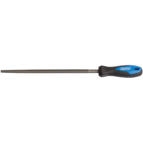 Draper 250mm Round File with Soft Grip Handle – Professional Engineer's Files and Rasps (1/5)