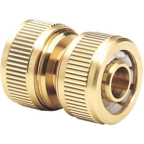 Draper Brass Hose Repair Connector 1/2" - Model 36203, Durable Brass Hose Fitting for Quick and Reliable Repairs (1/5)