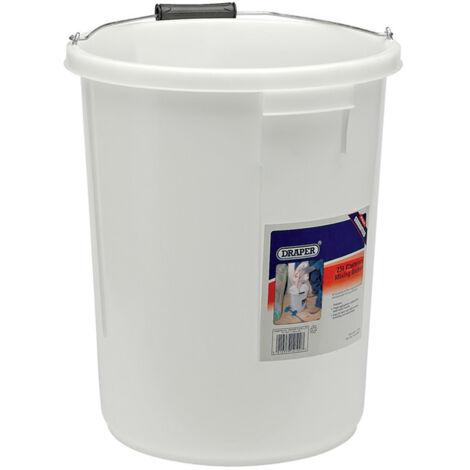 Draper 25L Heavy-Duty Plasterers Mixing Bucket Model 12100 for Construction and Wall Finishing (1/5)