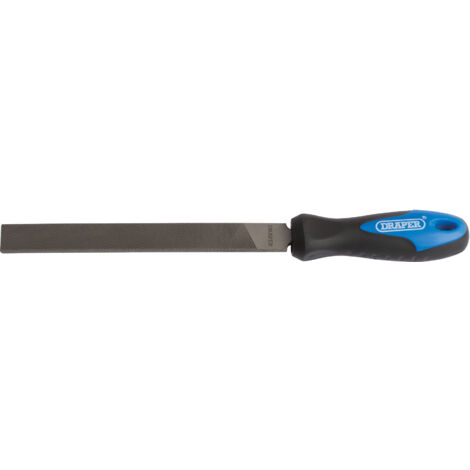 Draper 150mm Hand File with Soft Grip Handle – Engineer's Files and Rasps for Precision Metalwork and Shaping
