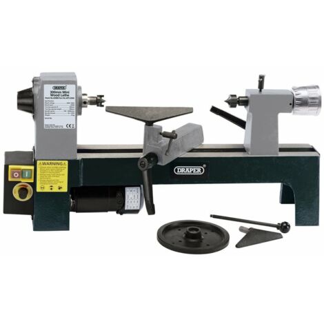 Draper 300mm Mini Wood Lathe 60988 with Variable Speed, 250W Power, 230V