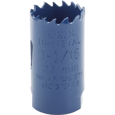 Draper Expert 27mm HSS Bi-Metal Holesaw Blade with High-Speed, Variable Pitch for Precise Drilling (Model 34755) (1/5)