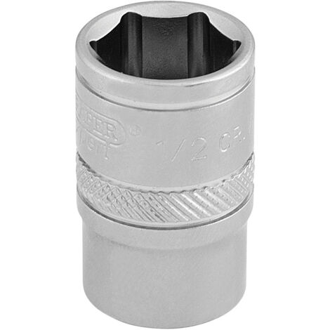 Draper D-AF/MS 3/8 Inch Square Drive 6-Point Imperial Socket, 1/2 Inch Drive, Blue