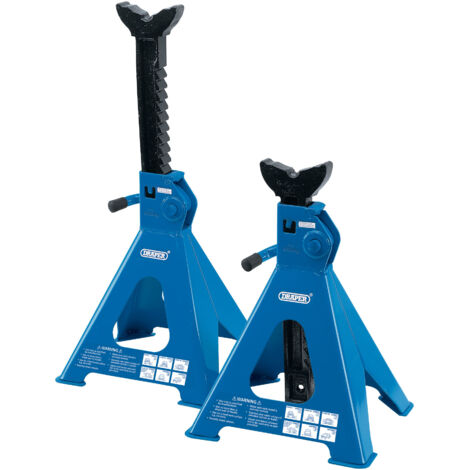 DRAPER AXLE STAND 6 TON TONNE 6T PER STAND 12T PER SET JACK JACKS 30883 (1/5)