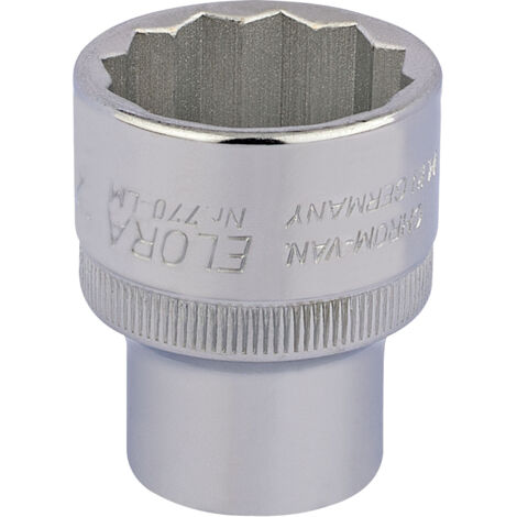 Draper 27mm Metric Bi-Hexagon Socket for 1/2" Drive (Part No. 24723) – Precision Square Drive Socket for Automotive and Mechanical Applications (1/5)