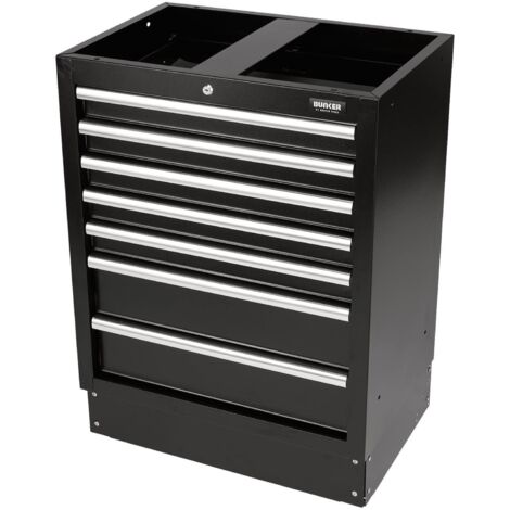 Draper BUNKER Modular Floor Cabinet with 7 Drawers, 680mm Height (Model 31706)