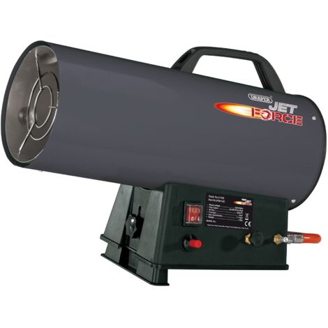 Draper Jet Force Propane Gas Space Heater – 50,000 BTU (15 kW) with Blower for Efficient Heating (1/2)