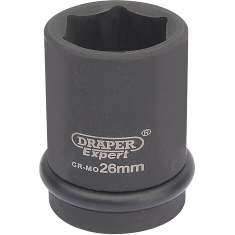 Draper 26mm Hi-Torq® Metric Impact Socket for 3/4-Inch Square Drive, Heavy-Duty Impact Tool (1/5)