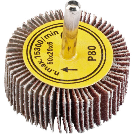 Draper 50mm x 20mm Abrasive Flap Wheel with 80 Grit for Grinding and Finishing - Model 71826 (1/5)