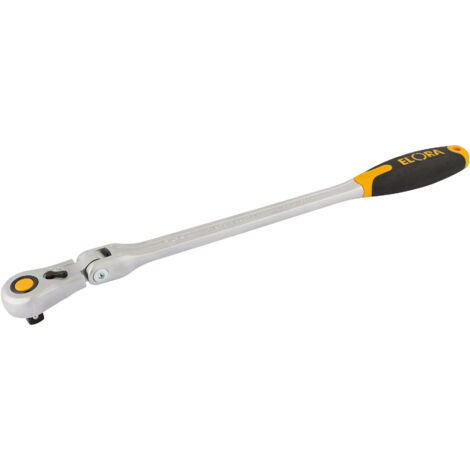 Draper 430mm (17-inch) 1/2" Square Drive Ratchet 58752 – Quick release mechanism – Flexible head for tight spaces – Chrome vanadium steel – Elora (1/5)