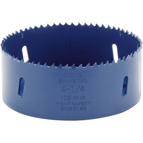 Draper 108mm High-Speed Steel Bi-Metal Holesaw Blade with Variable Pitch for Precise Cutting (Model 34771) (1/5)