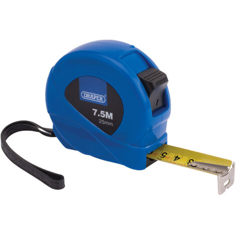 Draper 75882 Easyfind Tape Measure – 7.5 Meters x 25 Millimeters, Durable Steel Tape with Easy Readability (1/5)